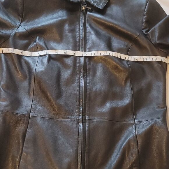 Vintage Marcel Kassini leather coat. Large - Picture 8 of 14